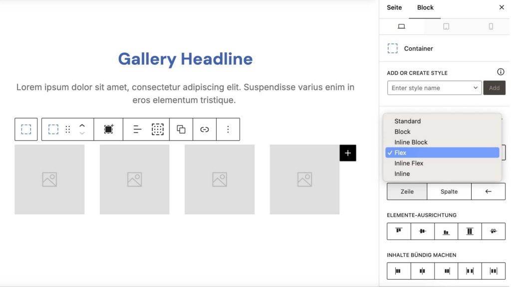 Responsives Webdesign mit Flex Layout in Generate Press